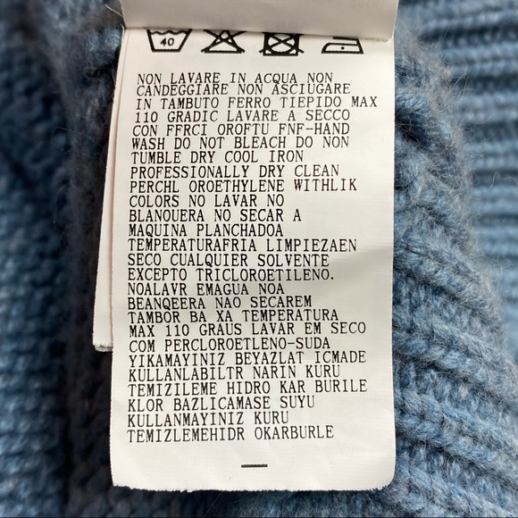 Betty Chow Cashmere Wool Angora Soft Cardigan Sweater with ribbon ties - Picture 13 of 13